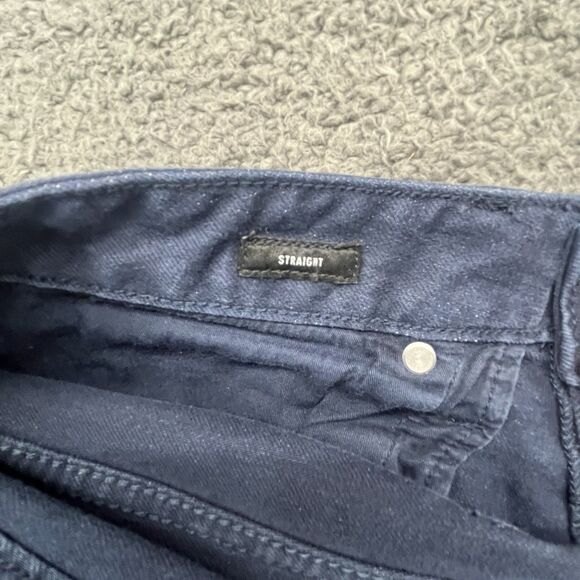 BONOBOS Straight Jeans Dark Navy Denim‎ Tailored Stretch 5-Pocket - Size 34 x 34 - Picture 8 of 8